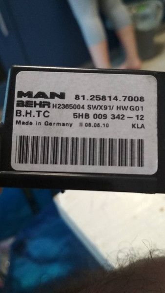 Блок ebs и печки MAN TGX  2010 12.5 Дизель Черкассы
