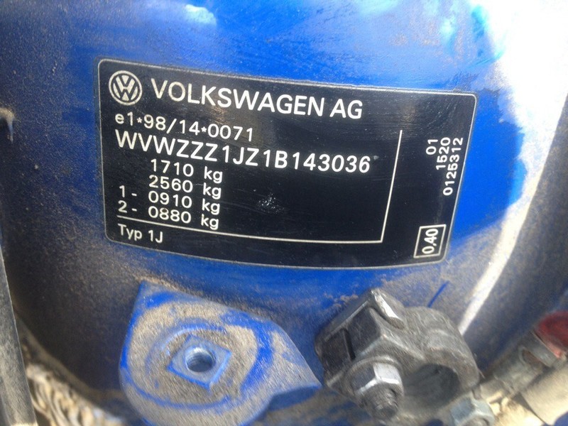 Коробка передач Volkswagen Golf 4 хэтчбек 2001 г.  1.9 л дизель Львов