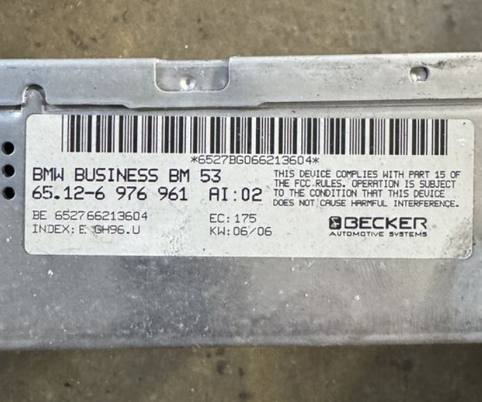 Блок радио/аудио BMW X5  2000 3.0 Дизель 