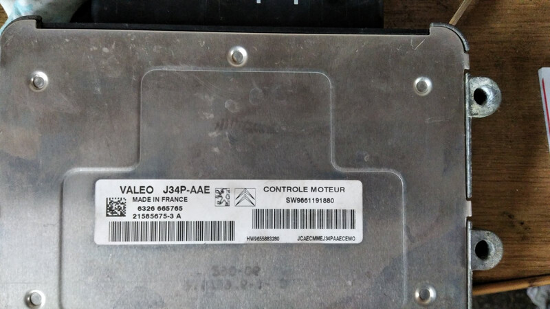 Блок керування двигуном Citroen Berlingo  2006 1.4 Бензин 