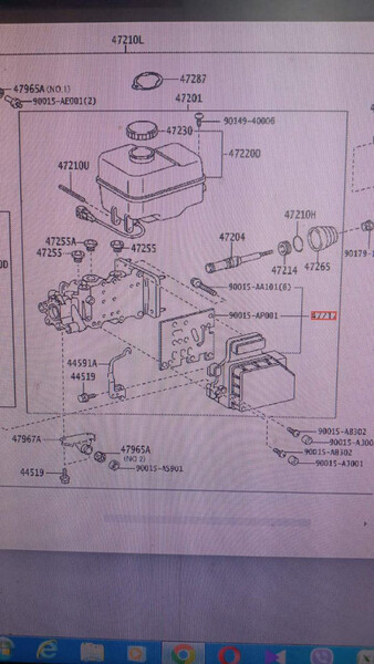 Гидроблок ABS Lexus GX 2015 г.  4.6 л бензин Днепр
