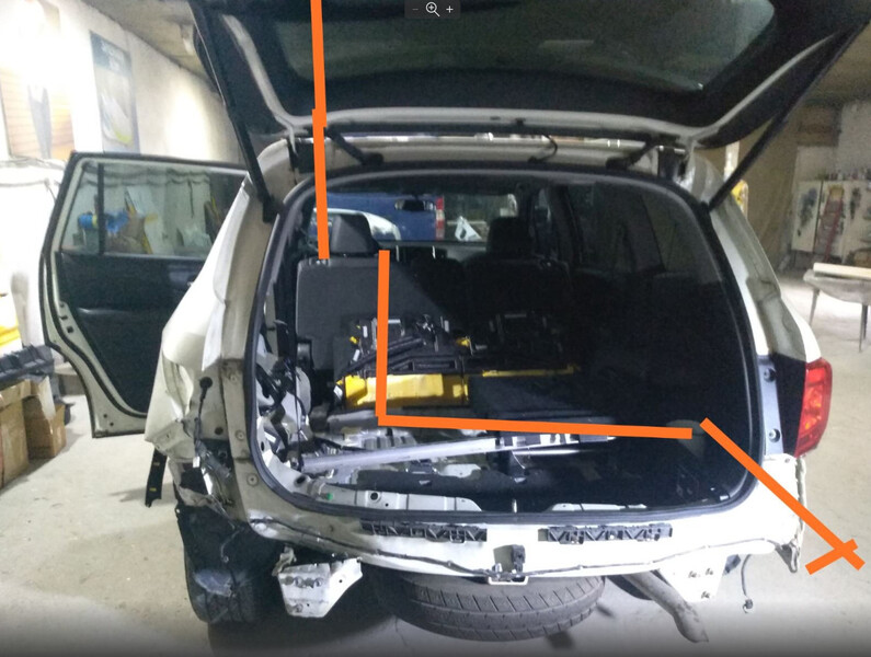 Четверть кузова задняя левая Honda Pilot  2017 3.5 Дизель Киев