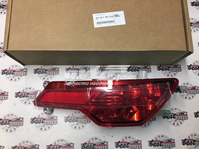 Катафот в бампер задний (левая сторона) BMW X6  2008 3.0 Дизель Черновцы