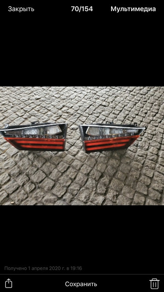 Задние внутрение фонари (фонари ляды) Lexus RX 350 long 2018 г.  3.5 л бензин Белая Церковь