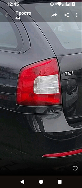 Левый стоп Skoda Octavia А5 2009 универсал 1.4 Бензин Киверцы