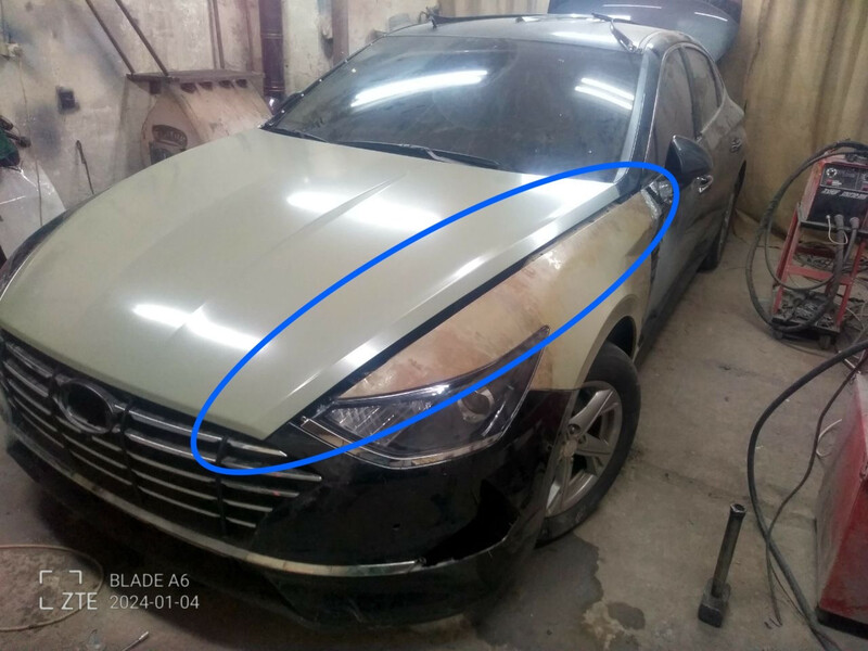 Молдинг капота Hyundai Sonata 8  2020 2.0 Бензин 