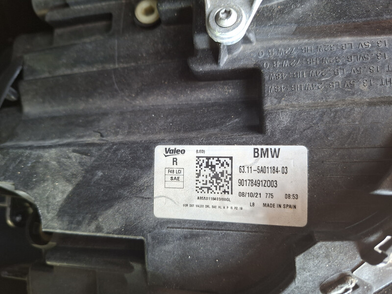 Фара правая full led BMW X1  2021 2.0 Бензин Чернигов