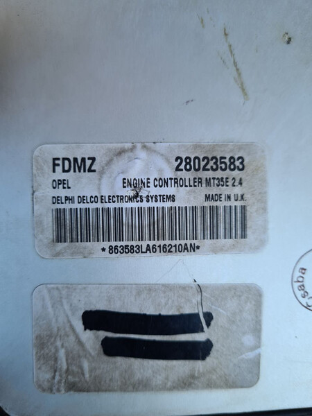 Блок управления двигателем FDMZ 28023583   Opel Zafira