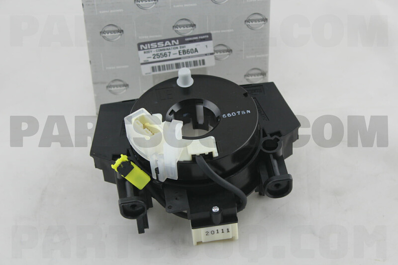 Подрулевой шлейф 25567-EB60A   Nissan Navara, Nissan Pathfinder