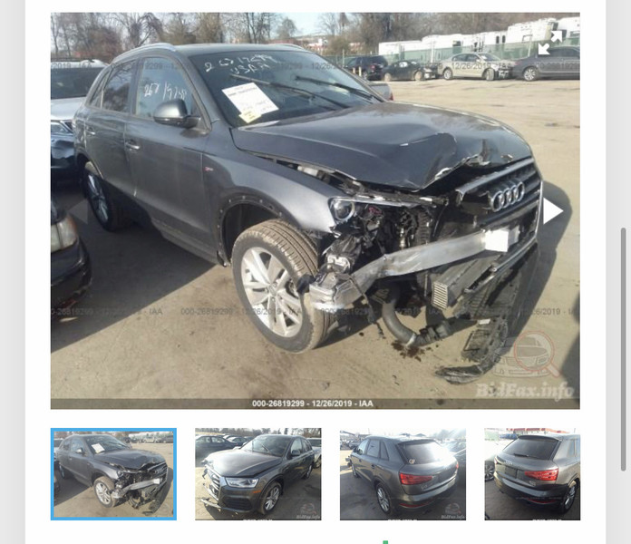 Капот Audi Q3  2017 2.0 Бензин Одесса