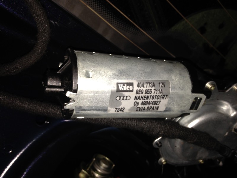 Механизм дворника в зборе на задней двери Audi A4 B6 універсал 2002 р.  2.0 л бензин Київ