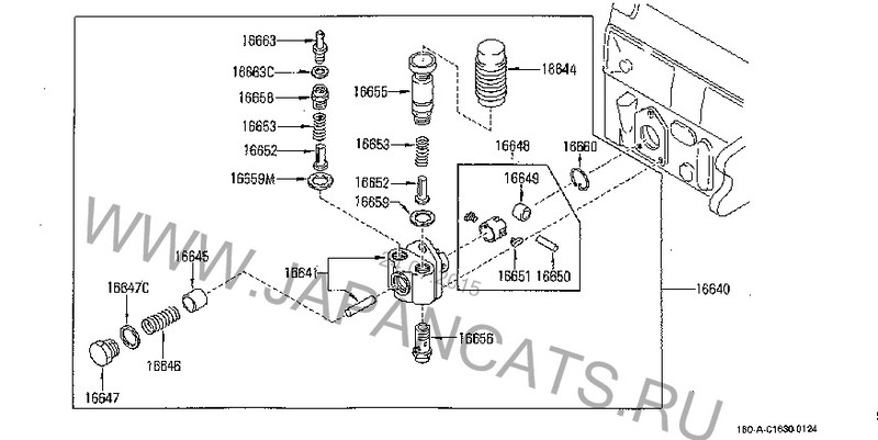 Топливный насос ручной подкачки Nissan Patrol Y60  1991 3.3 Дизель Ровно