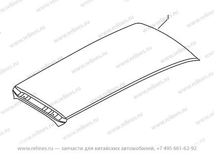 Панель крыши Geely MK  2012 1.5 Бензин Конотоп