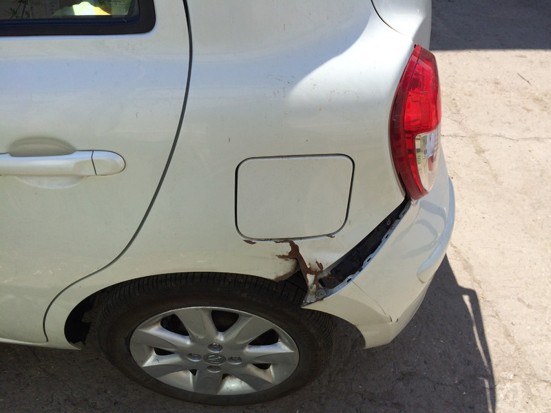 Чверть кузова задня ліва Nissan Micra K13  2015 хетчбек 1.0 Бензин Одеса