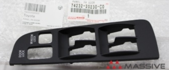 Рамка блока управления стеклоподъёмниками Toyota Carina E  1993 2.0 Бензин 