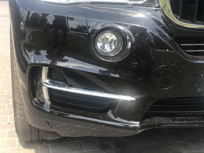 Хромированая накладка бампера BMW X5 2015 р.  3.0 л бензин Біла Церква