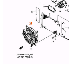Вентилятор кондиционера Suzuki Grand Vitara  2008 2.0 Бензин Харьков