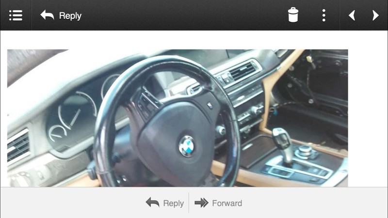 Кожаный салон BMW 7 Series  2012 3.0 Бензин Киев