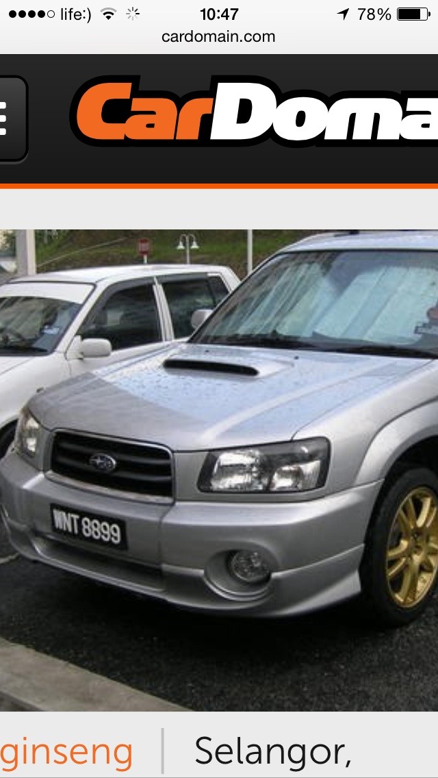 Губа бампера Subaru Forester SG  2004 2.0 Бензин Тернополь