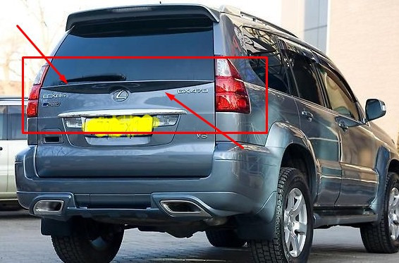 Задний спойлер флип Lexus GX  2008 4.7 Бензин Одеса