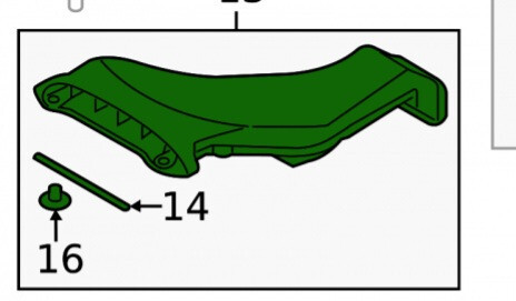 28210d4360 воздухозаборник Kia Optima 4  2016 