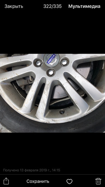 Диск титановый r18 оригинальный Volvo XC90  2010 3.2 Бензин Киев