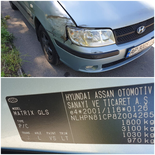 Фара передняя Hyundai Matrix 2010 г.  1.8 л бензин Запорожье