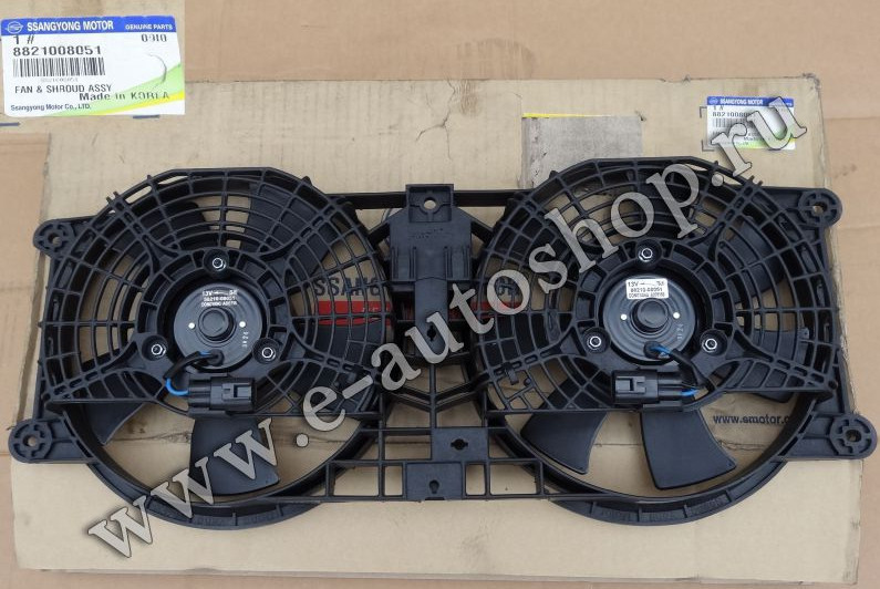 Вентилятор охолодження правий SSangYong Rexton 2007 г.  2.7 л дизель Львов