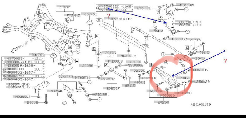 Рычаги задние Subaru Forester SJ  2015 универсал 2.5 Бензин Киев