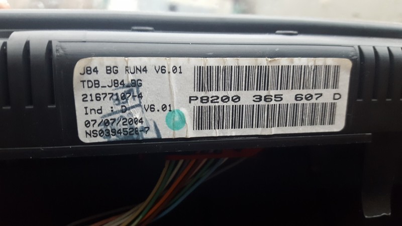 Щиток приладів Renault Scenic 2  2004 1.6 Бензин Львів