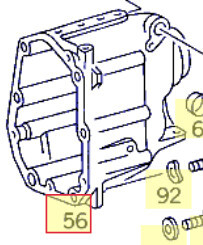 Крышка КПП A6022601116   Mercedes T1