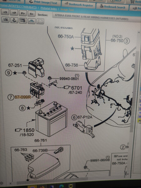 Колодка акб, (предохранитель) Mazda CX-5  2021 универсал 2.5 Бензин Николаев