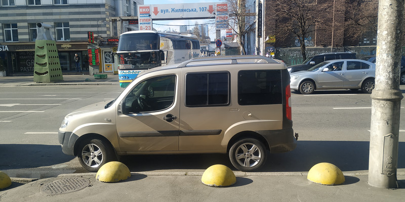 Рейлинги Fiat Doblo 2008 г.  Киев