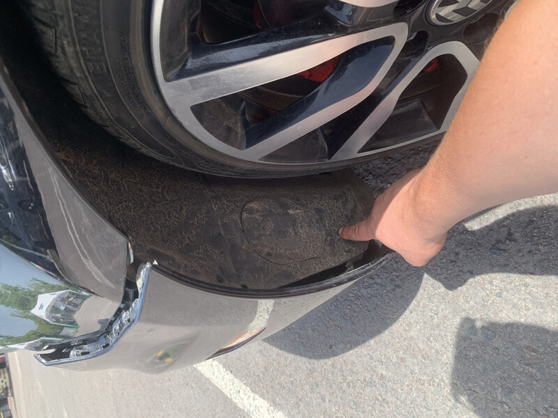 Лівий передній підкрилок (нижня частина) Volkswagen Golf 7  2013 хэтчбек 2.0 Бензин Белая Церковь