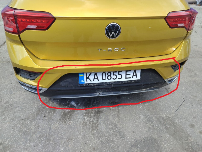 Спойлер заднего бампера Volkswagen T-Roc  2021 1.5 Бензин Буча