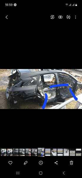 Кузовна стійка права сторона Toyota RAV4  2016 2.5 Бензин Белая Церковь