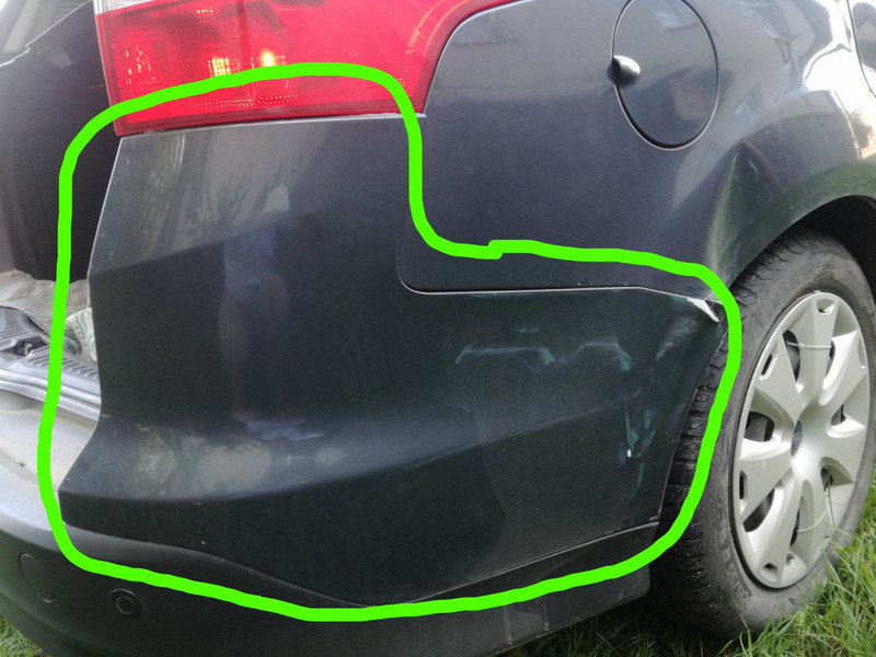 Бампер задний 2121135   Ford Focus