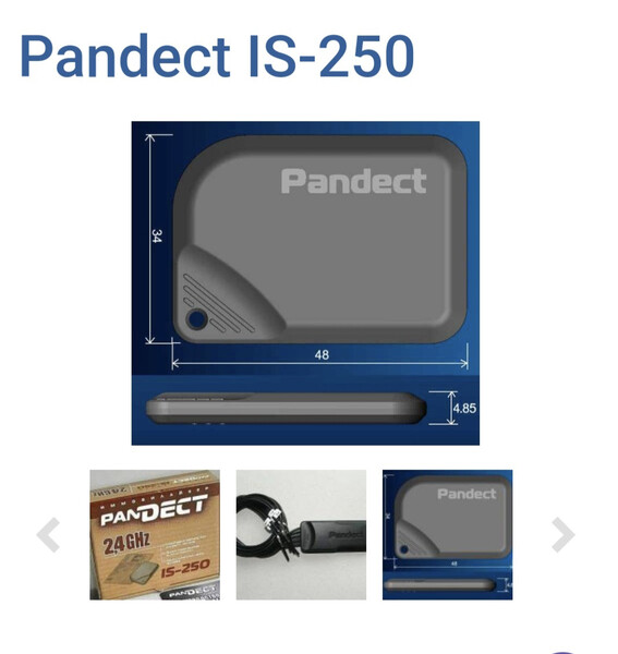 Брелок іммобілайзера pandect is250 BMW 5 Series E60  2009 3.0 Бензин Полтава