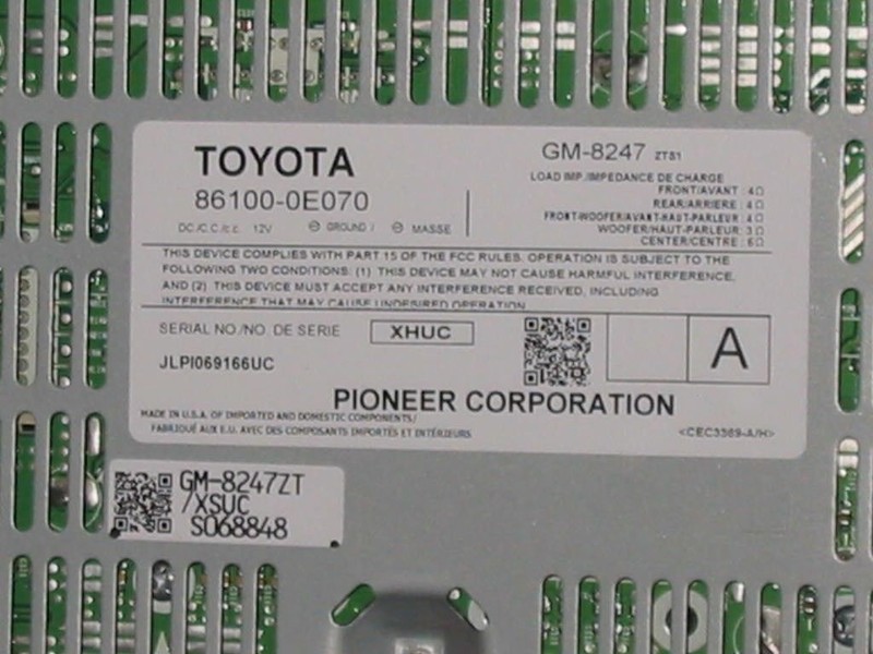 Усилитель pioneer 86100-0e070 Lexus RX 2010 г.  3.5 л бензин Киев