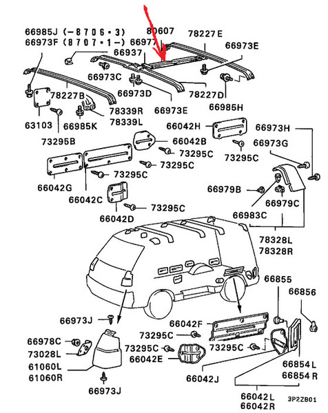 Панель потолка Mitsubishi L 300  1991 2.0 Бензин Киев