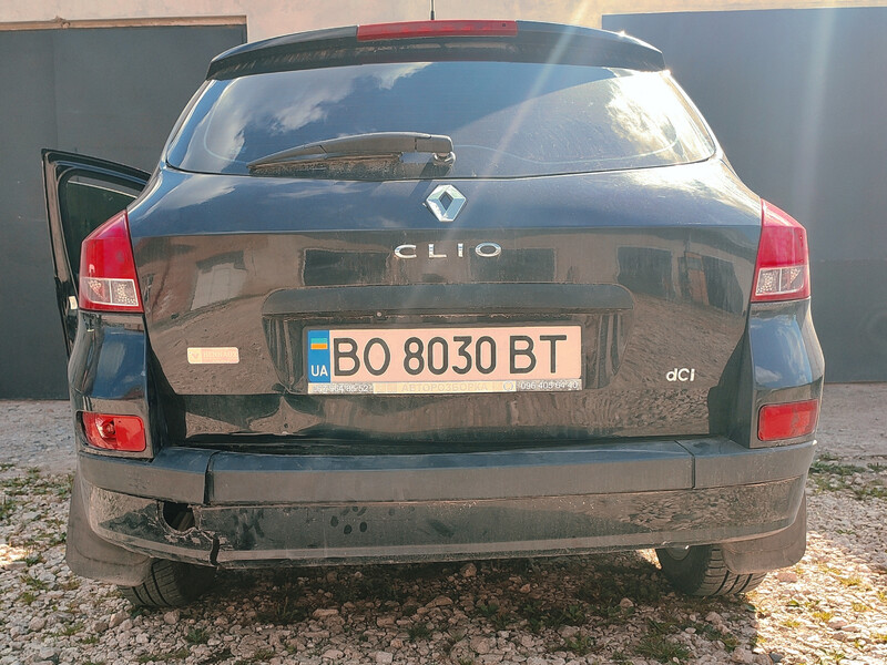 Бампер задний Renault Clio хэтчбек 2011 г.  1.5 л дизель Кременец