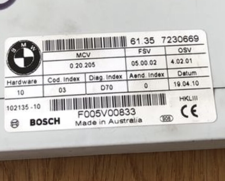 Блок кришки багажника BMW X5 E70  2011 3.0 Дизель 