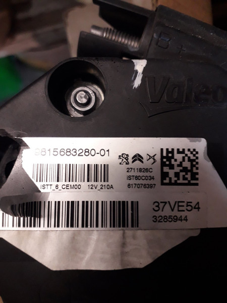 Генератор Peugeot Expert 2017 р.  2.0 л дизель Рівне