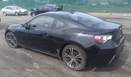 Порог левый с заходом на заднюю арку Subaru BRZ  2014 купе 
