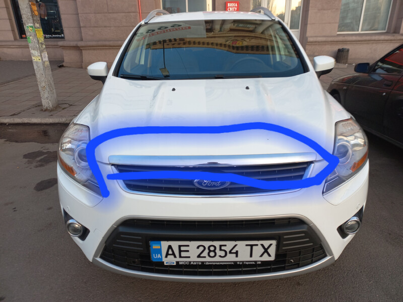 Хром капота Ford Kuga  2011 2.5 Бензин Каменское