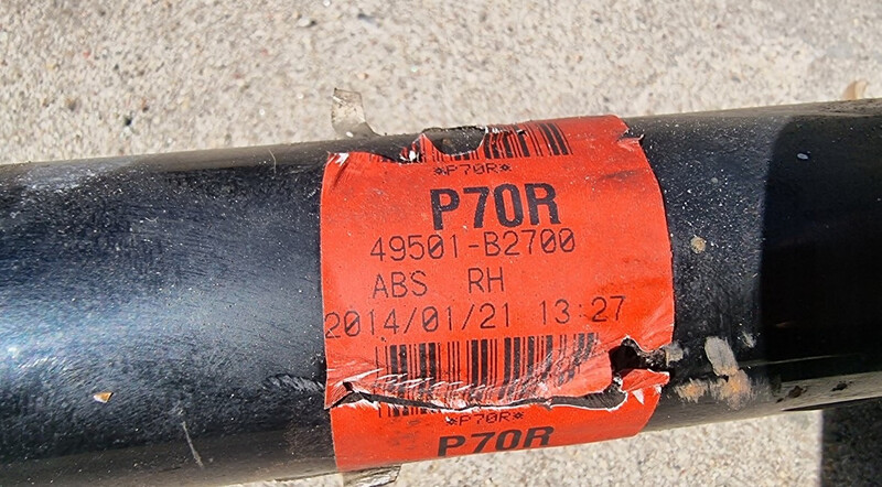 Полуось передняя правая Kia Soul 2  2014 хэтчбек 1.6 Дизель Черкассы