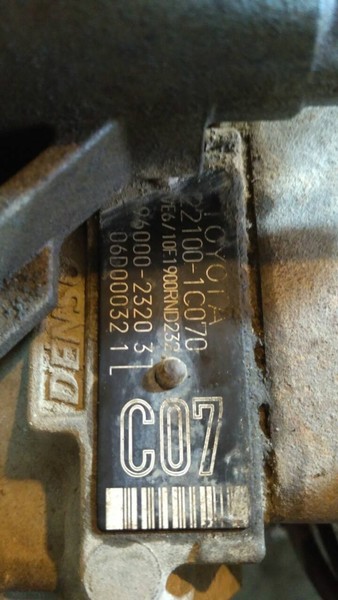 Ремкомплект ТНВД 22100-1C070   Toyota Land Cruiser