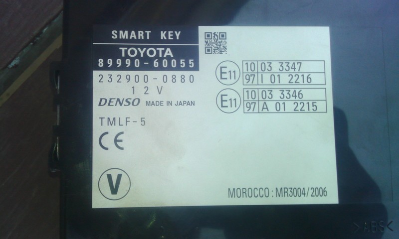 Smart key ecu 89990-60055   Toyota Land Cruiser