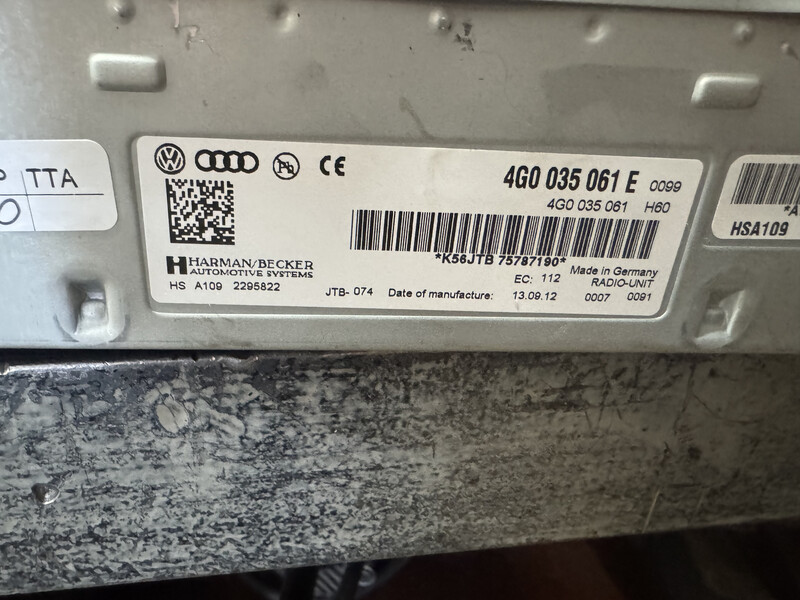 Блок mmi Audi A6 allroad quattro  2012 Вараш