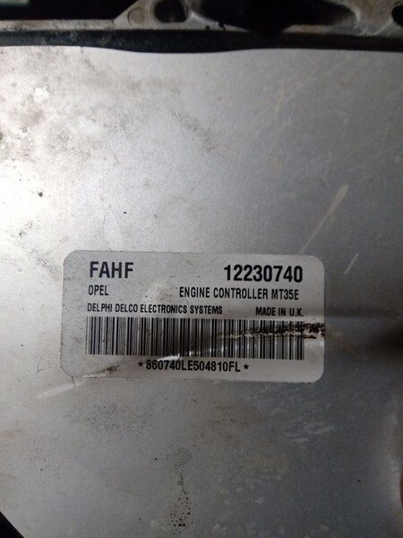 Электронный блок управления двигателем 12230740   Opel Antara, Opel Astra, Opel Zafira